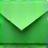 Green email icon