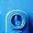 Blue phone icon